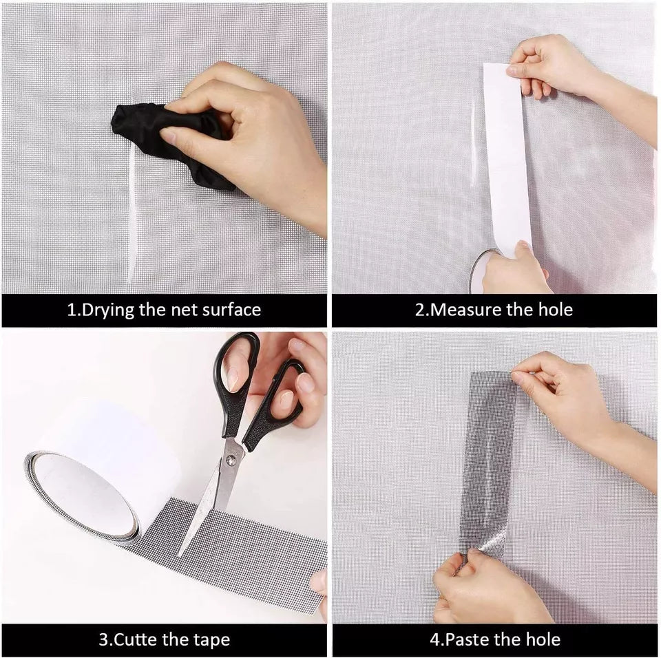Mesh Roll Tape Window Repair Patch