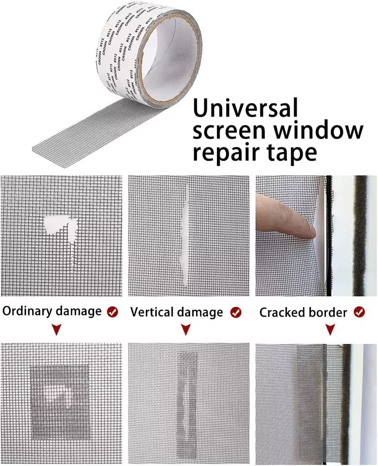 Mesh Roll Tape Window Repair Patch