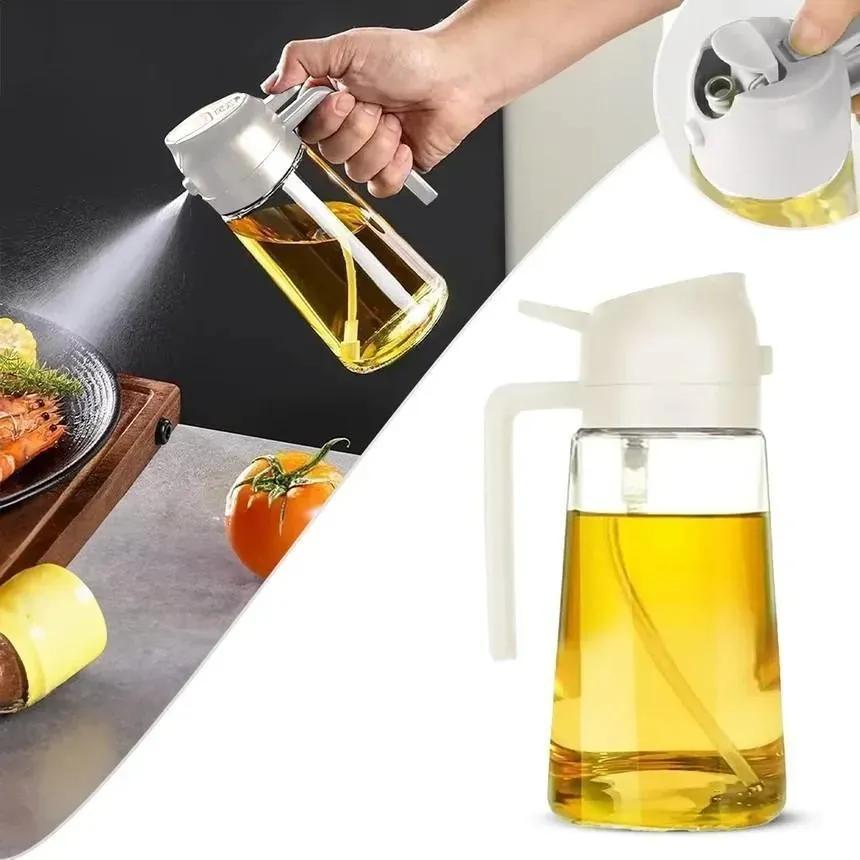 Dripless Oil Dispenser Bottle Glass Kitchen Essential