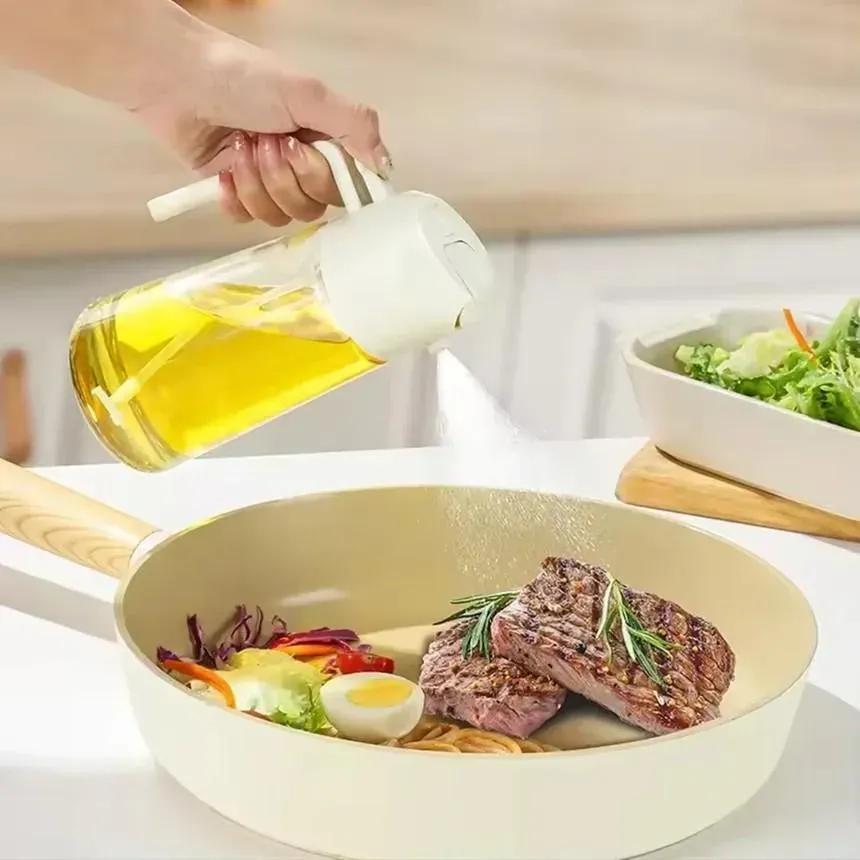 Dripless Oil Dispenser Bottle Glass Kitchen Essential