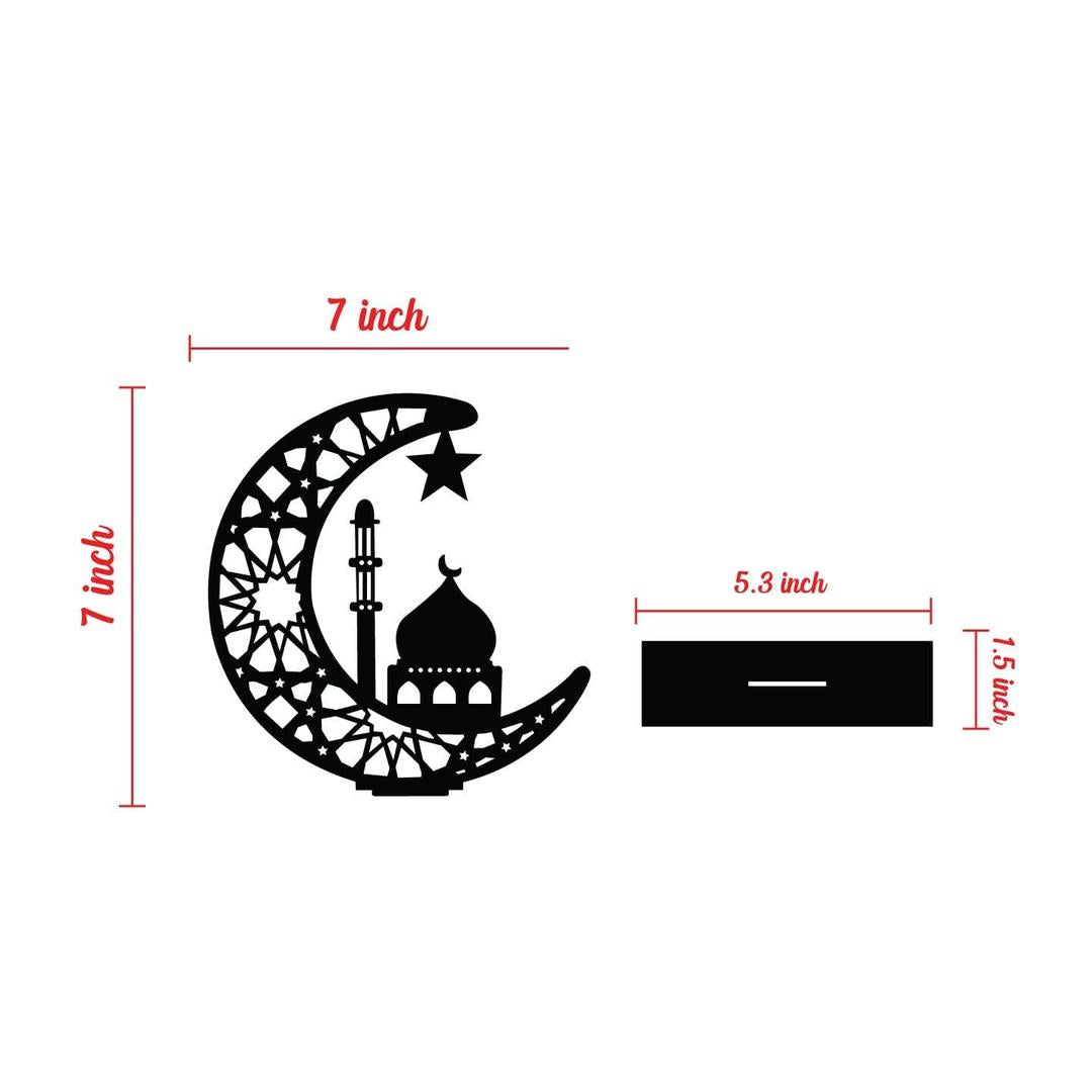 Masjid Decorative Moon Shaped Table Stand