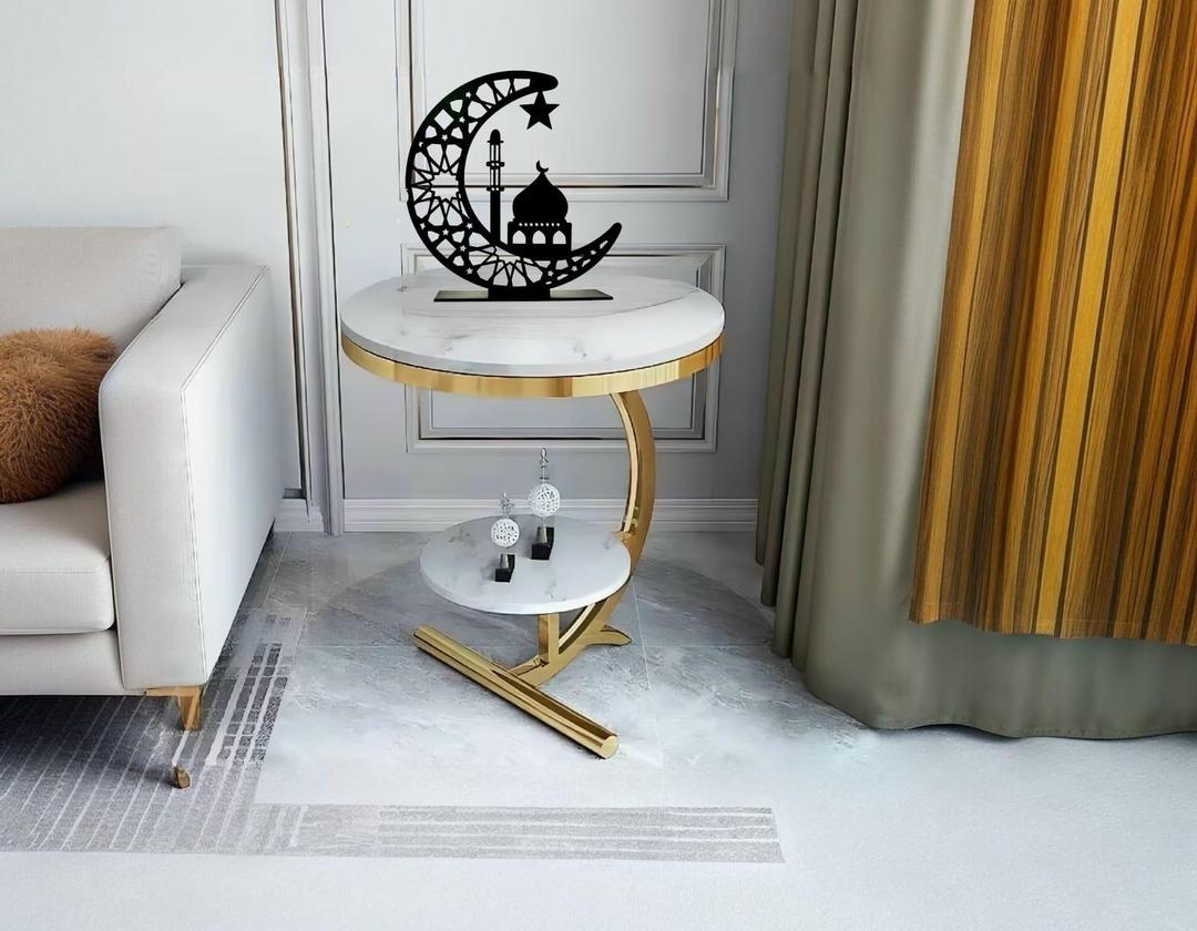 Masjid Decorative Moon Shaped Table Stand