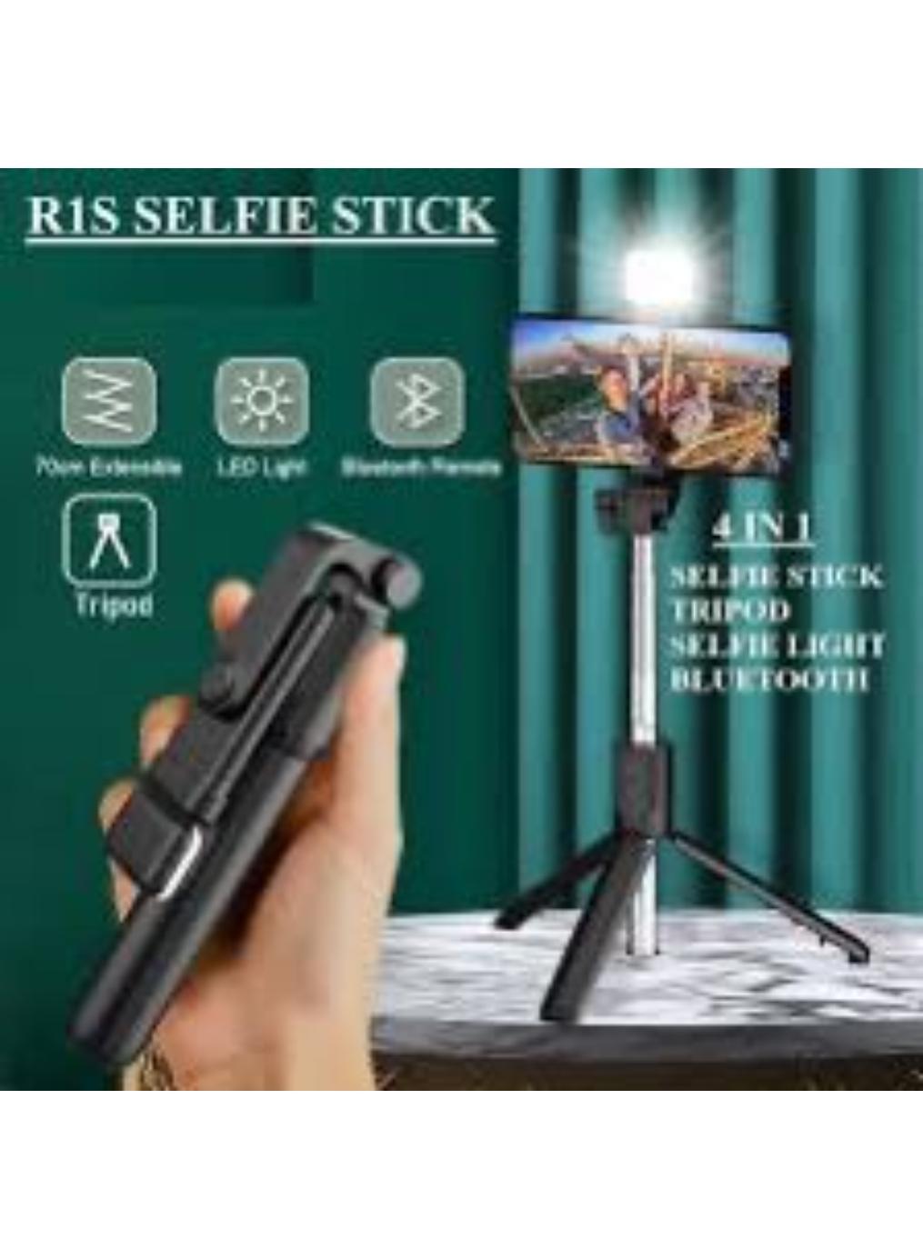 Selfie Stick with LED Light & Bluetooth Remote - Perfect for Self Portraits