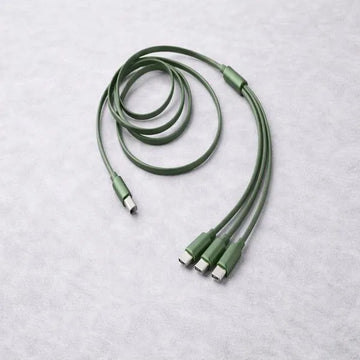 3-in-1 cable (Type-C + Android + iPhone)