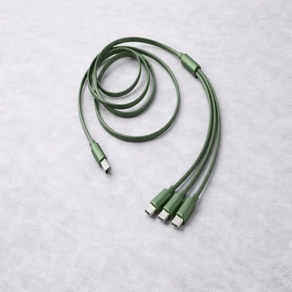 3-in-1 cable (Type-C + Android + iPhone)