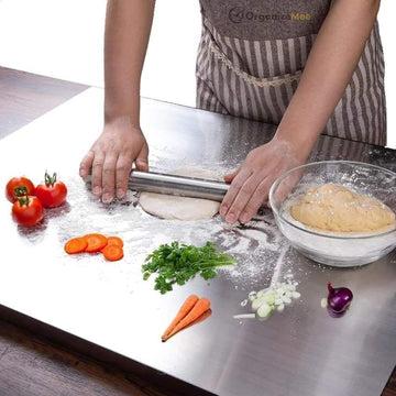 Stainless Steel Cutting Board 30x38cm for Kitchen