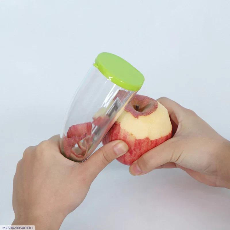Plastic Bottle Peeler with Storage Lid