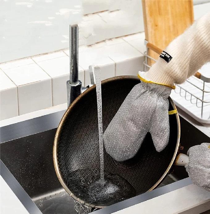 Cleaning Steel Wire Glove
