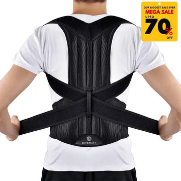 Durable Black Back Support Belt  for Ultimate Comfort and Pain Relief