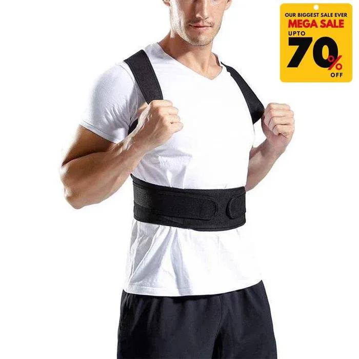 Durable Black Back Support Belt  for Ultimate Comfort and Pain Relief