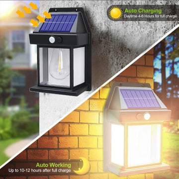 Rechargeable Solar Sensor Lamp